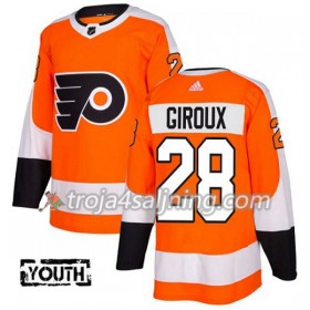 Philadelphia Flyers tröja Claude Giroux 28 Adidas 2017-2018 Orange Authentic - NHL Tröjor Barn